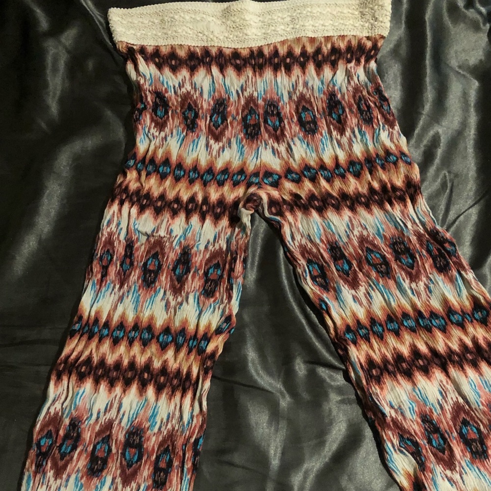 Multicolored, Flared Leggings